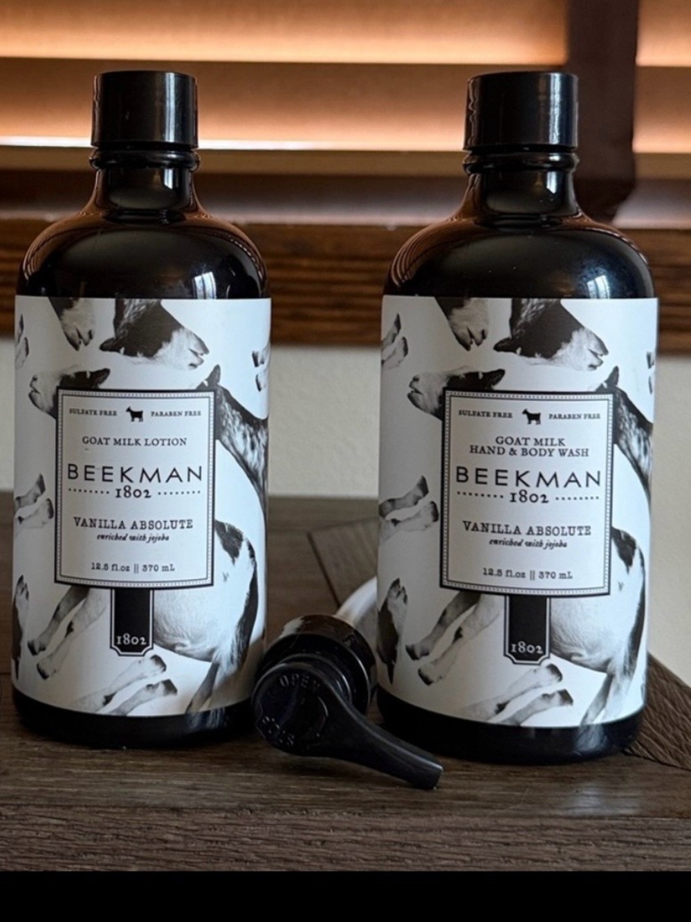 Beekman 1802 Vanilla Absolute Goat Milk Body Wash & Lotion Duo